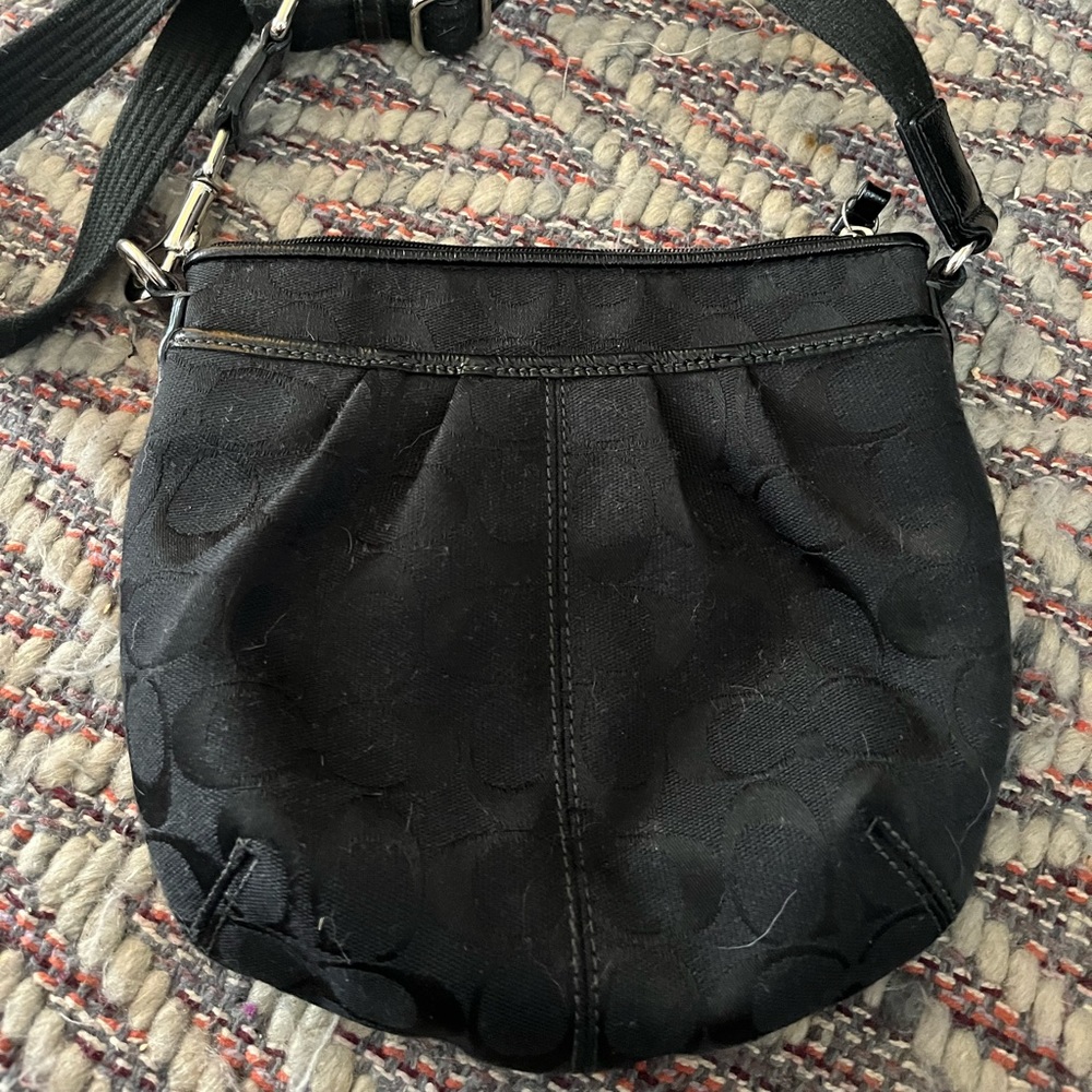 Coach canvas crossbody bag. Excellent  condition.